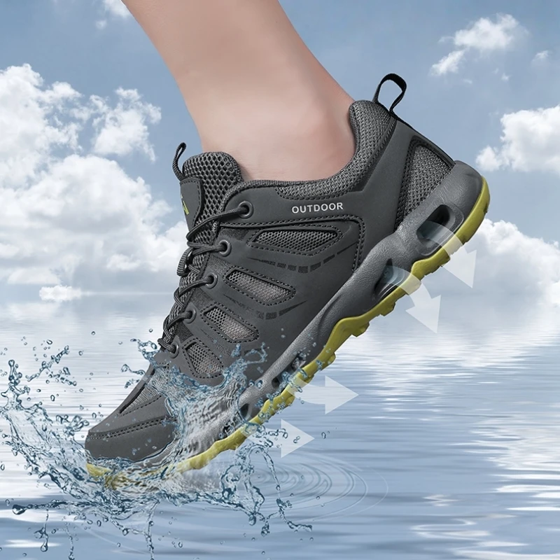 

Men Outdoor Sneakers Breathable Hiking Shoes Big Size Men Women Outdoor Hiking Sandals Men Trekking Trail Water Sandals Big Size