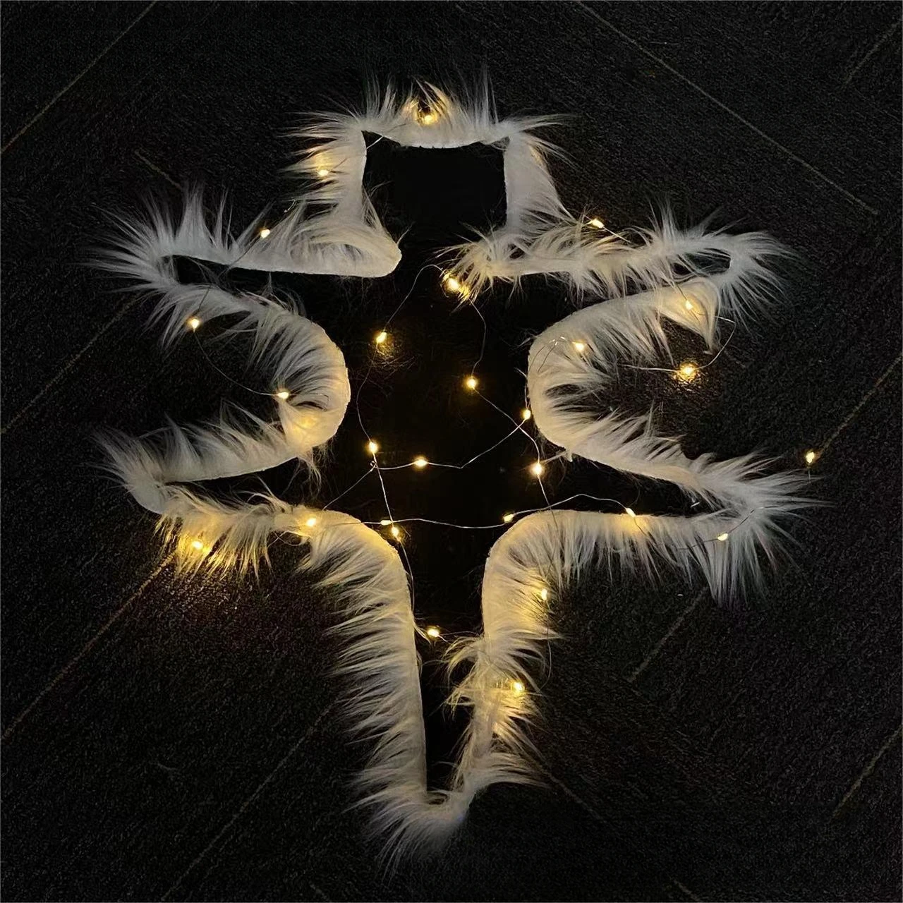 Fried Cat Rug Christmas Vacation Cat Area Rug LED Light Funny Christmas Lights Decoration Aunt Fried Pussycat Rug For Bedroom
