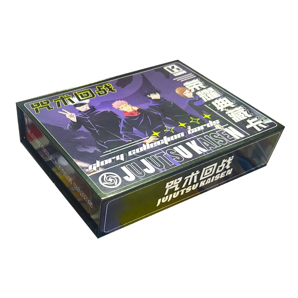 Wholesales Jujutsu Kaisen Collection Card Kadou Quicksand Laser Ticket Metal Trading Anime Games Playing Games Cards