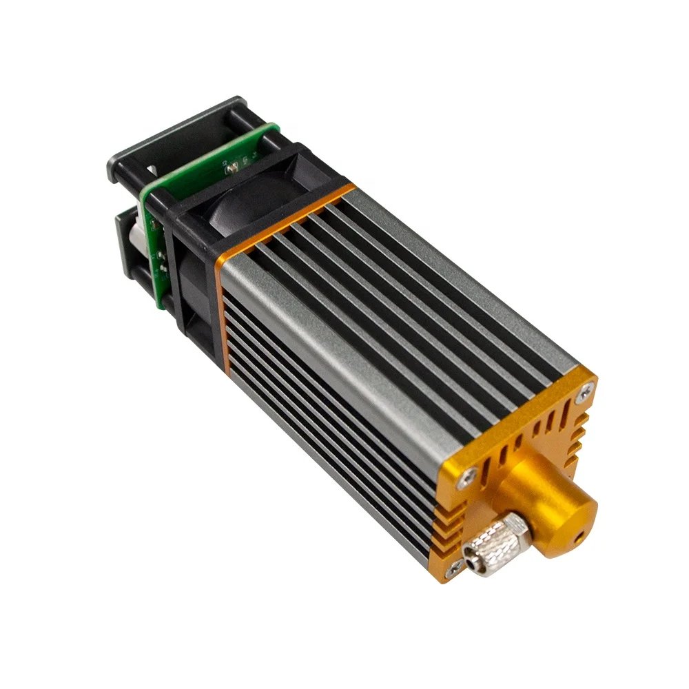 Tête de gravure Laser 5w 10w 445nm, Module de découpe Laser bleu à Diode