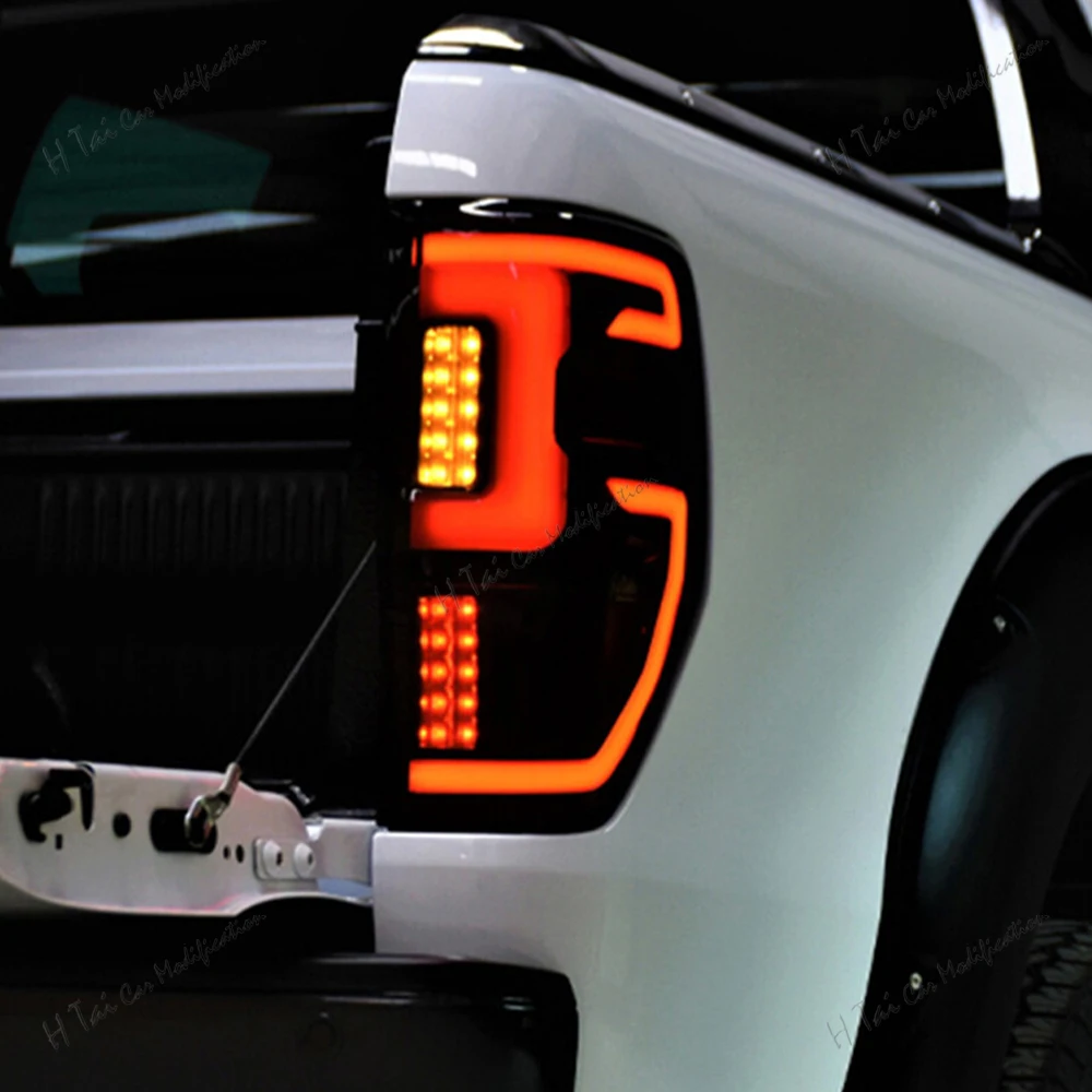 LED Tail Lights For 2012-2021 Ford Ranger Raptor T6 T7 T8 Wildtrak XLT XLS XL Rear Lamps Assembly Taillight Car Light Assemblies view 4