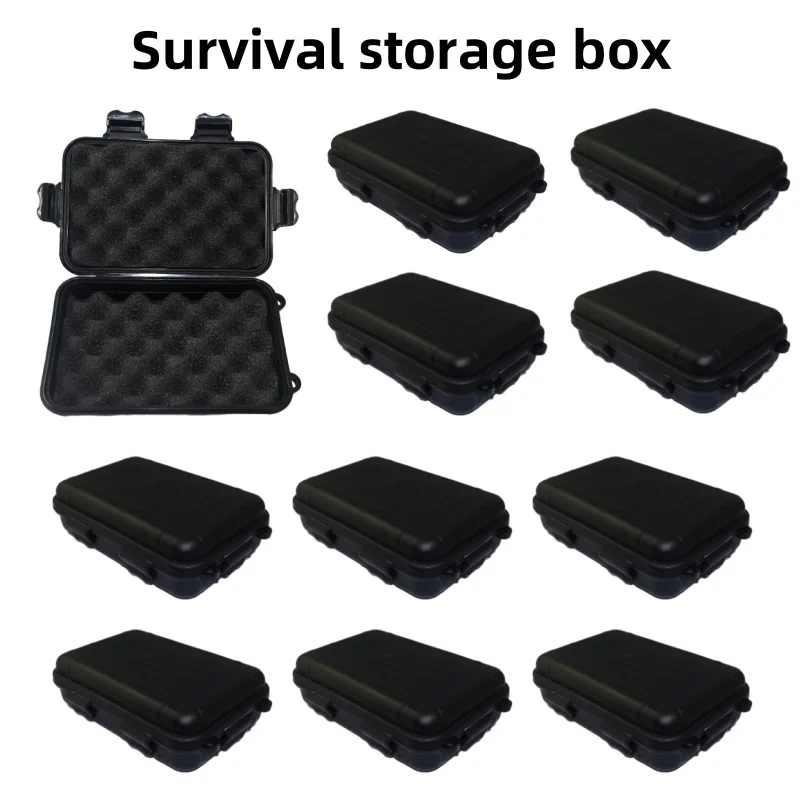 1/3/5PCS EDC Tool Box Outdoor Camping Survival Kit Shockproof Waterproof Case Sealed Box Outdoor Survival Storage Box Fishing Ta