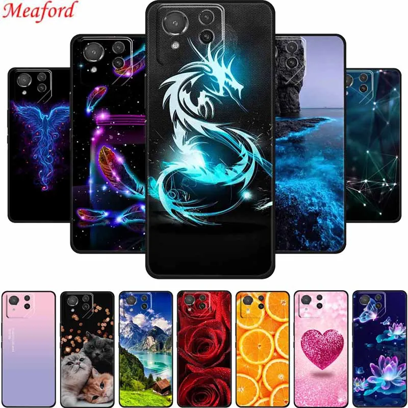 For Asus ROG Phone 9 Pro Back Cover Case Black Silicone Soft Cases For Asus ROG Phone 9 Pro Phone Case Phone9 9Pro 6.78