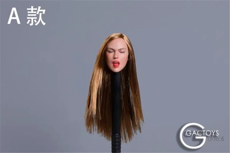 1/6 مثير اللسان التعبيرات رئيس نحت نموذج 1:6 فتاة رئيس نحت جينا Lollobrigida رئيس لعبة نحت GACTOYS GC025 #4