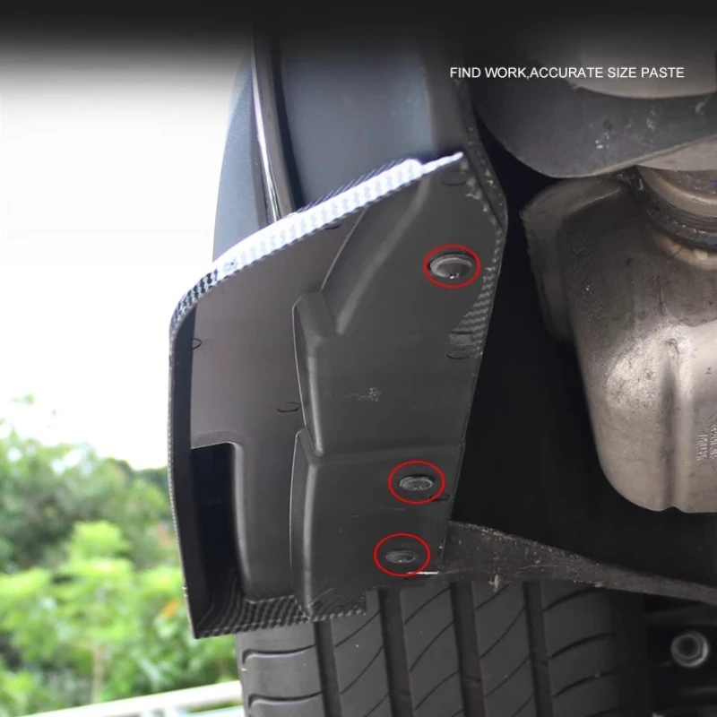 Picture 6: Rear Corner Protection Modified MG7 Rear Lip Small Surround Scratch-proof Appearance Accessories For 2023-2025 MG 7