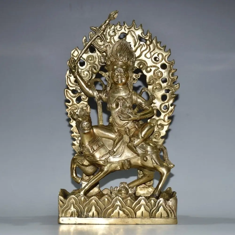 Riding black sky buddha Statue Sculpture Figurine Home Decoration