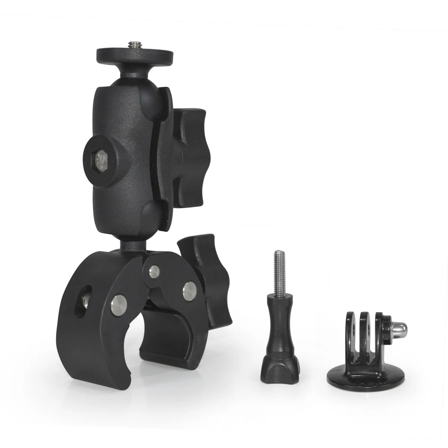 360° Universal Bracket Clamp Handlebar Mount for GoPro SJCAM SOOCOO DJI Osmo Action Cameras Bicycle Motorcycle Clip-on Accessory