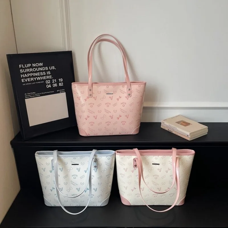 Minimalist Diaper Bag High End Solid Color Shoulder Handbag Designer Leather Satchel For Women Shopping Party