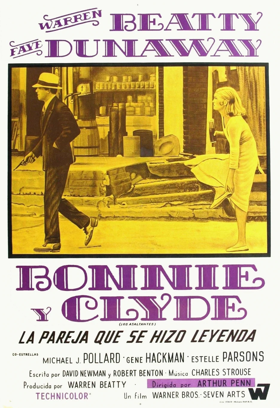 Film Bonnie en Clyde (1967) Fotoafdruk Poster Wanddecoratie Rome Decoratie