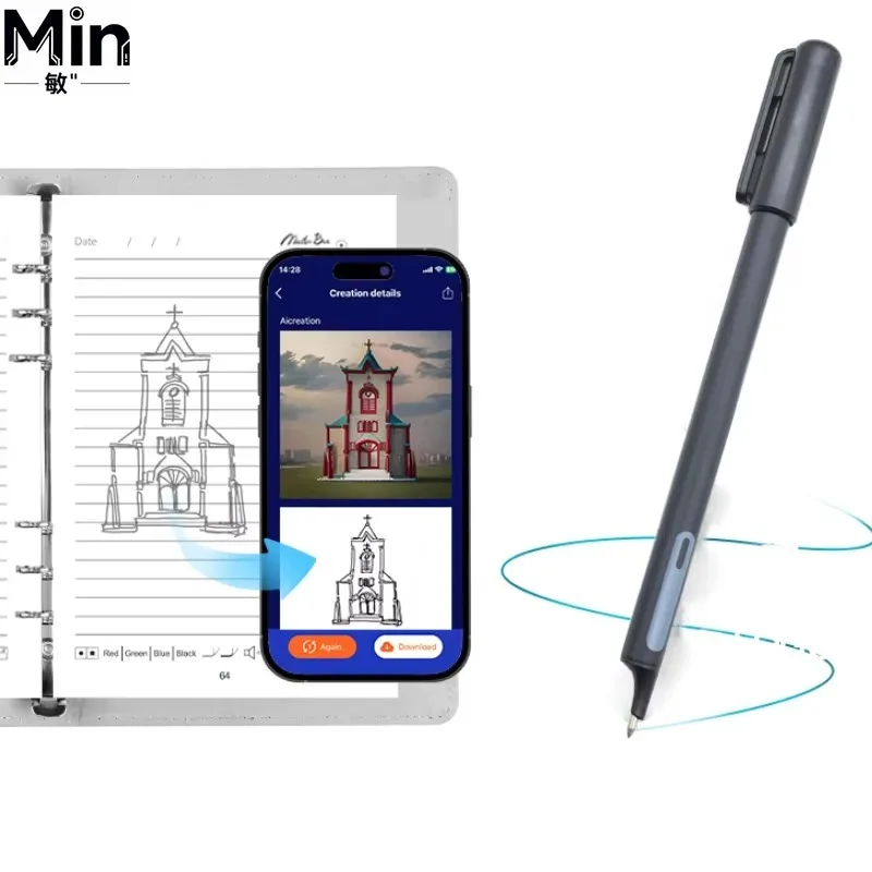 Smart Handwriting Recognition Pen With Synchronized Translation APP Customized Digital Document Output Conversion Pen