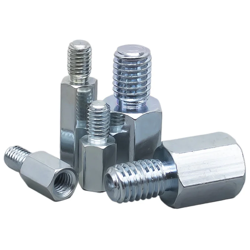 M3 M4 Aluminum Alloy Single Head Hex Standoff Spacer Pillar Male-Female Thread Support Column Screw Rod
