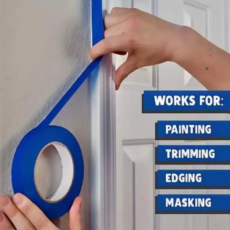 

20 м синие художники, чистая пилинг, малярная лента, клейкая бумага для рисования «сделай сам», декор для художника, ремесло общего назначения