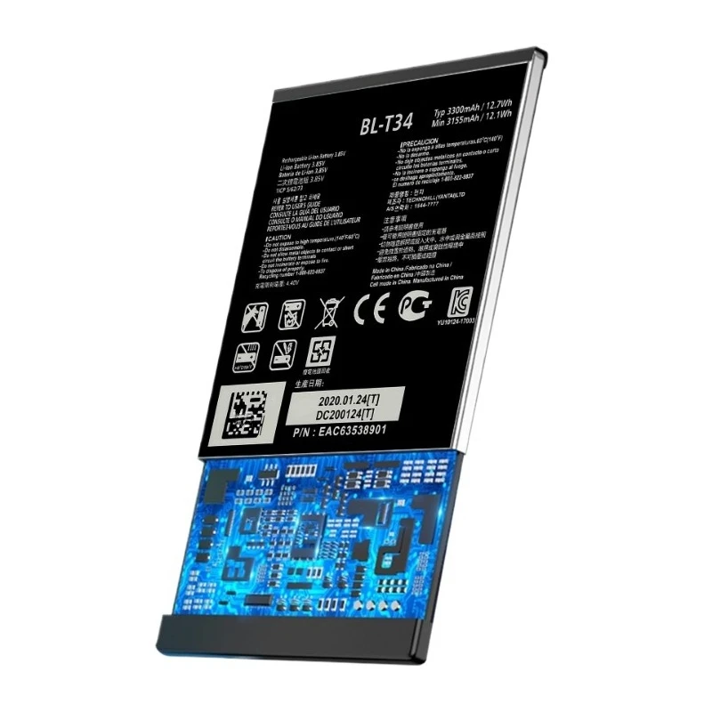 3.8V 3300mAh Battery BL-T34 For LG V30+ V30 V30A LS998 H930 H932 T34 BLT34 Mobile phone Brand-New High Quality - view 5