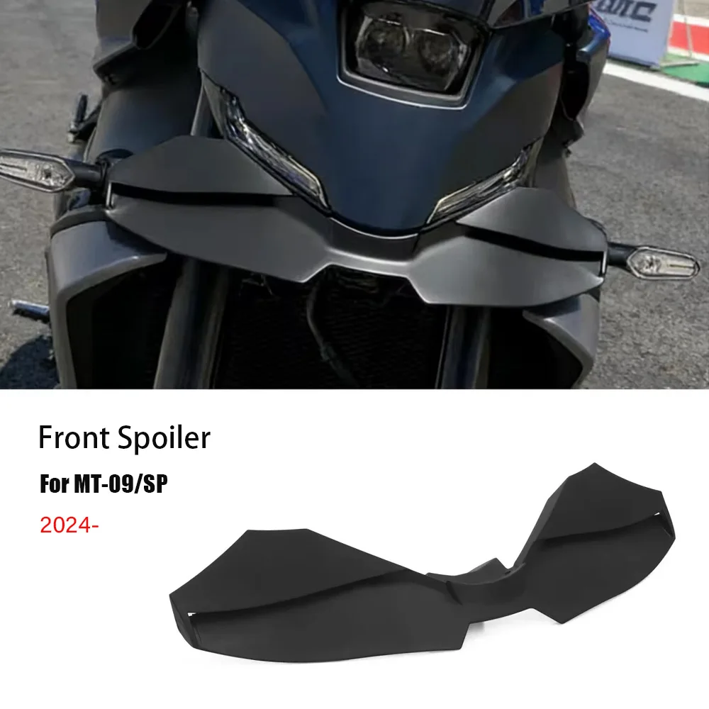 For Yamaha MT-09 MT09/SP mt09 2024 2025 Motorcycle Downforce Naked Frontal Spoilers Winglet Aerodynamic Wing Front Spoiler Kit