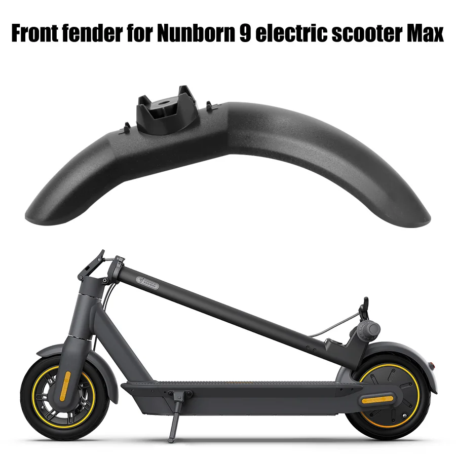 Front Fender For Ninebot Max G30 KickScooter Tire Splash Proof Mud Fender Guard Wheel Base Replacement Compatible Tyre Accessory