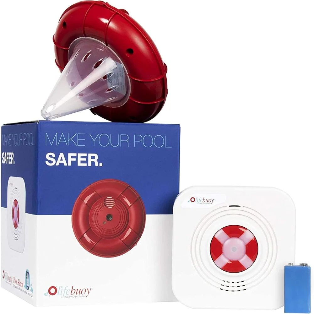 

Pool Alarm System-Pool Motion Sensor with Advanced Algorithm Smart Pool Alarm That is Application Controlled.Sirens Blare