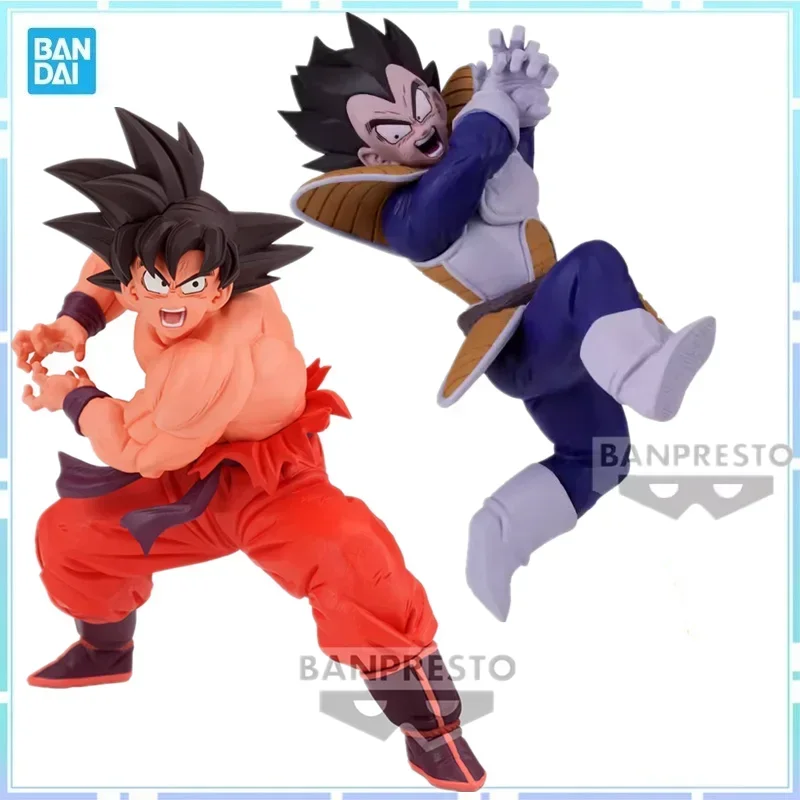 Bandai Original Banpresto Anime Dragon Ball Z MATCH MAKERS Son Goku Kakarotto Vegeta PVC Action Figure Collectible Model Toys
