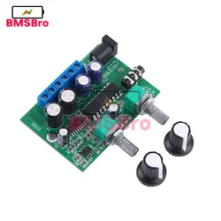 High-fidelity 2.1 three-channel subwoofer 12V audio amplifier board mini small volume digital class D 030 module