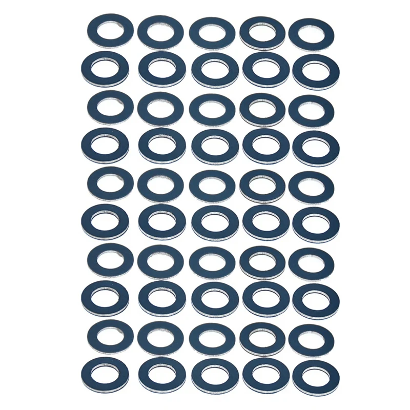 50Pcs 90430-12031 Car Oil Drain Sump Plug Washers Gasket 12Mm Hole For Toyota Lexus 9043012031