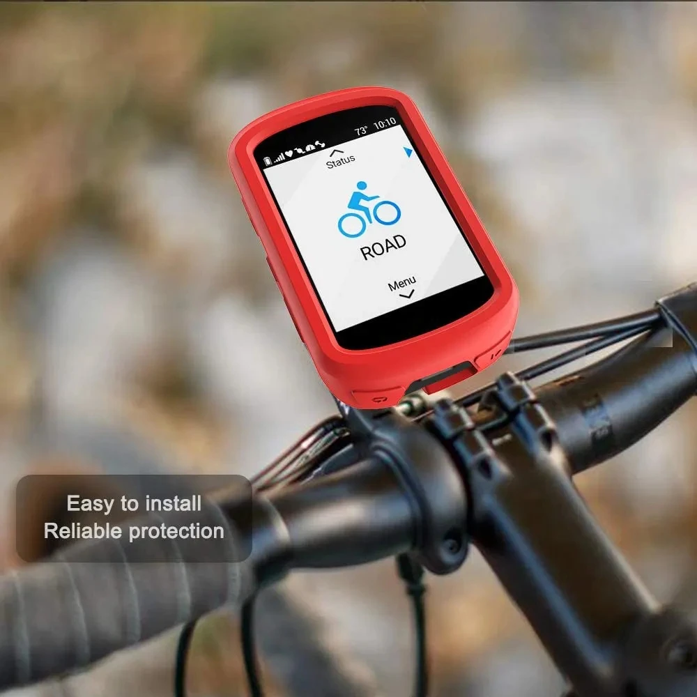 Custodia in silicone + 2 pezzi in vetro temperato per Garmin Edge 830 530 1040 130 Plus GPS cronometro protezione schermo accessori copertura