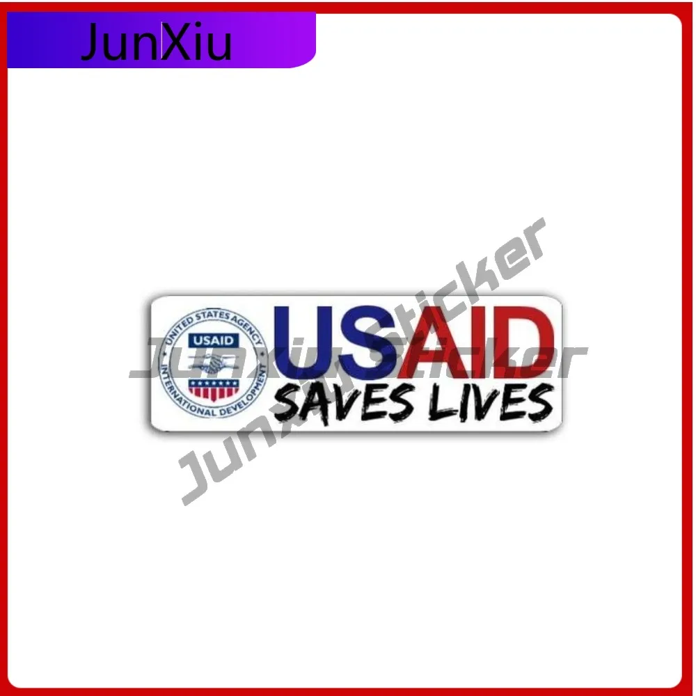 

Usaid Saves Lives Decal Or Sticker Pack Humanitarian Aid Laptop Stickers For Car Decoration Reflective Sticker Suv Decals Rear