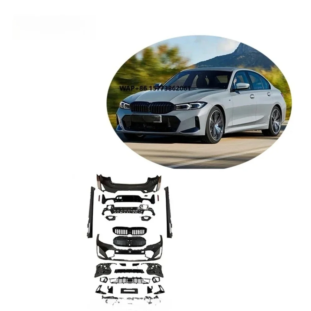 

Комплект обвеса G20 M-tech для G20 LCI 2019+ (обновление до версии 2023 года): бампер, фары, передняя решетка, полный комплект деталей для рестайлинга