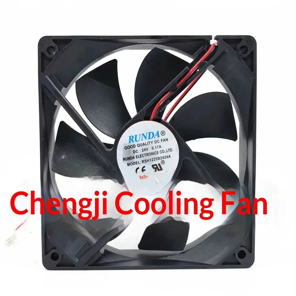 

For RUNDA RSH1225B2424A 12025 DC24V 0.17A 2-wire inverter cooling fan