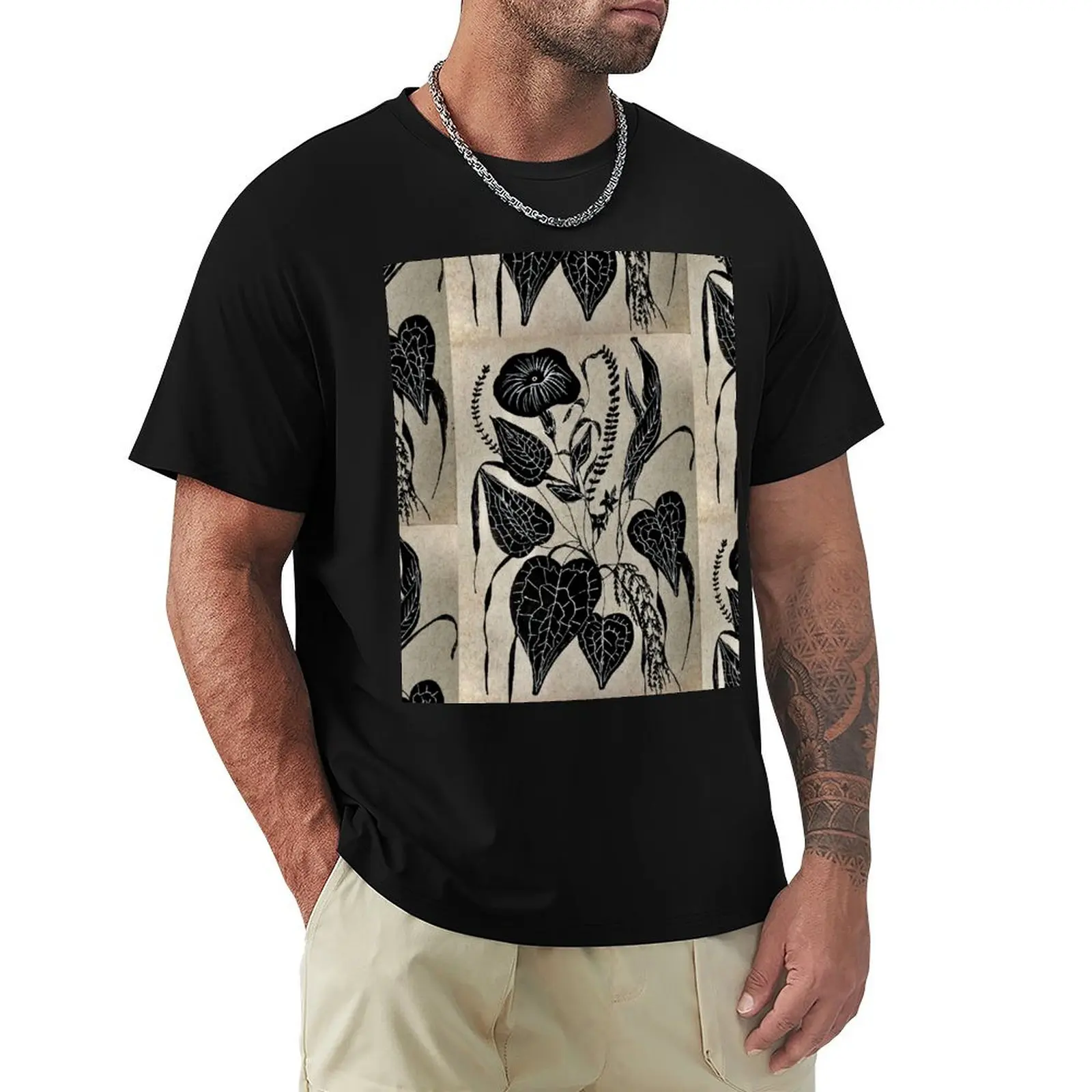 

Leafy T-Shirt topping quick drying luxury t-shirt T-shirt men