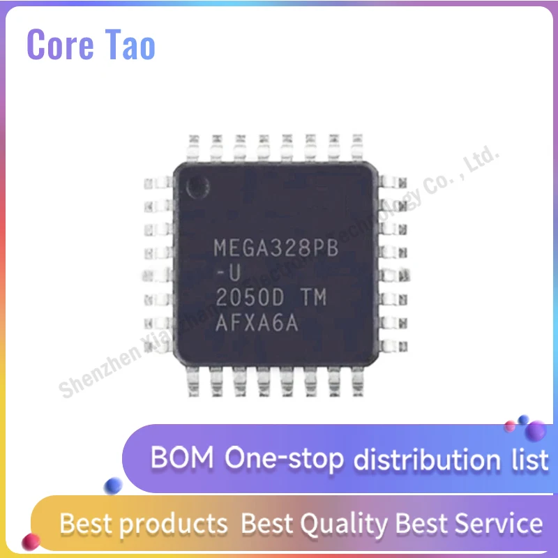 1~5PCS/LOT  ATMEGA328PB-AU ATMEGA328PB MEGA328PB QFP32 8-bit microcontroller