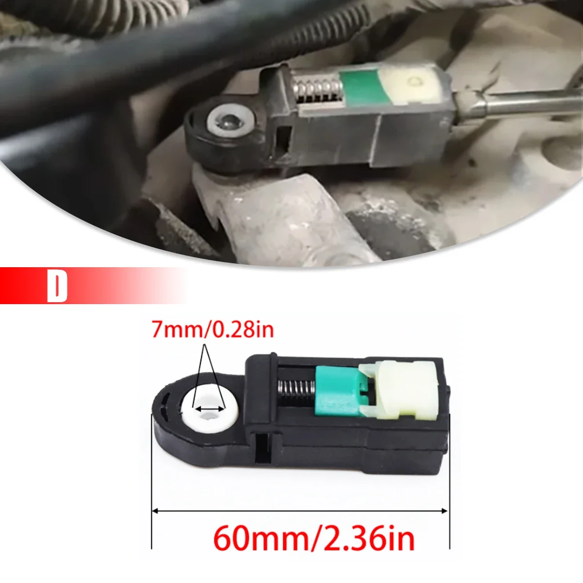 Adaptador de ilhó de mudança de marcha manual automático, alavanca de ligação, bucha, clipes de manga para nissan, renault, chevrolet, citroen, ford