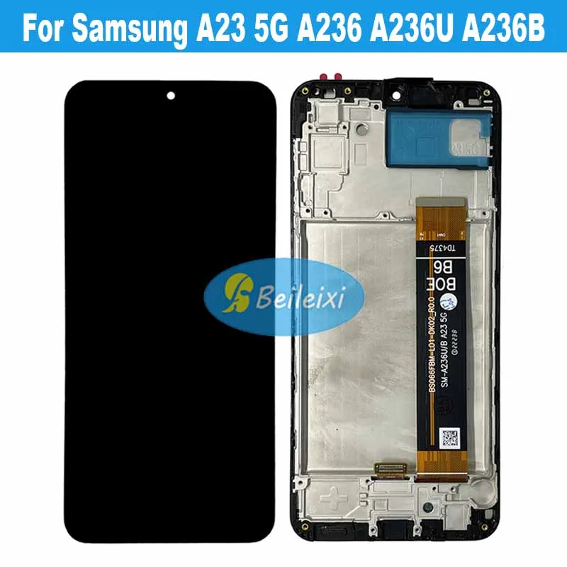 

ЖК-дисплей с сенсорным экраном и дигитайзером в сборе для Samsung A23 5G A236U A236B A236E A236B/DS A236B/DSN A236U1/DS