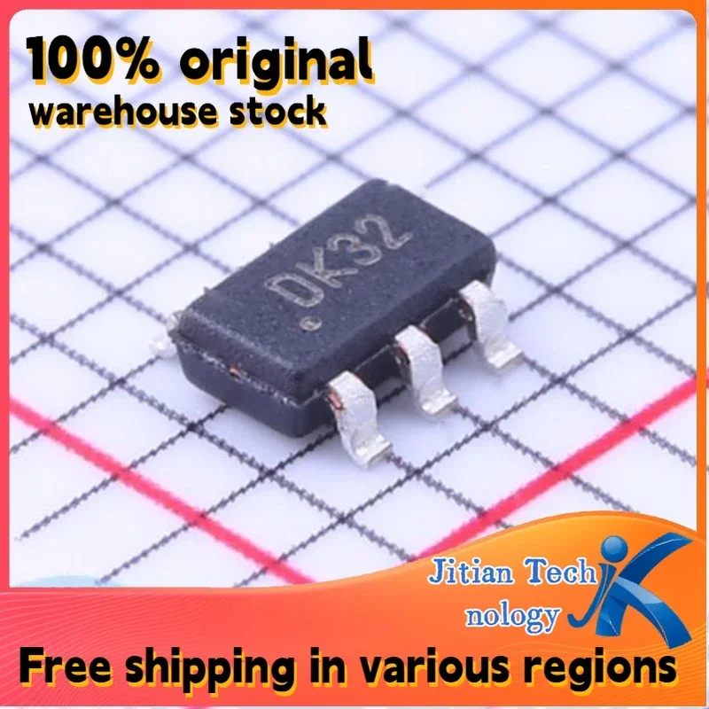 10PCS MCP4726A0T-E/CH logo DK** DK32 SOT-23-6 100%Original New in Stock High-Quality Electronic Component