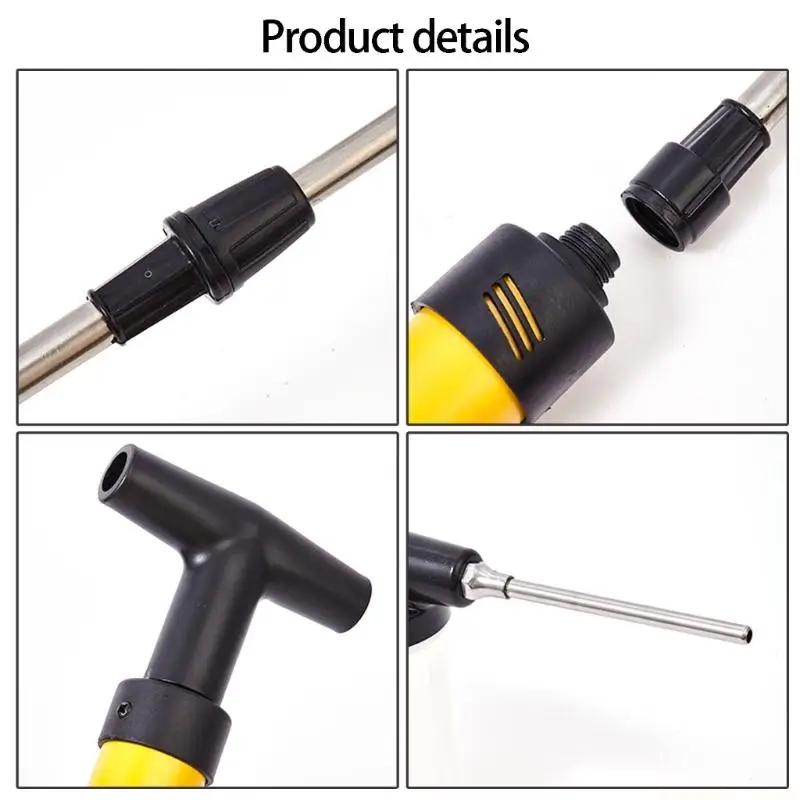 QX2E Plastic Manual Sprayer Detachable Extension Handle Compacts Powder Sprayer For Home Greenhouses Use