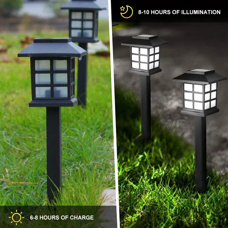 Imagem -03 - Impermeável Led Night Light Luz Solar ao ar Livre Decoração para Jardim Quintal Paisagem Pátio Entrada Iluminação para Passarela