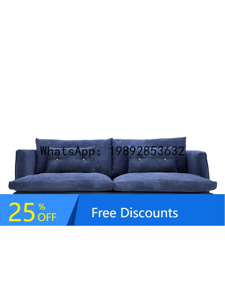 

YFY Nordic Fabric Sofa Living Room Small Apartment Corduroy Japanese Simple Retro Folding Sofa Bed