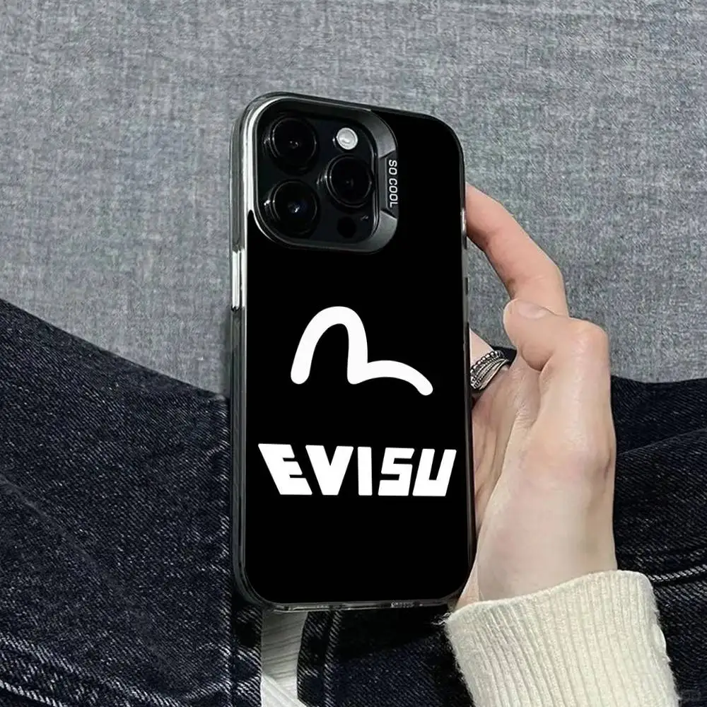 Чехол для телефона E-EVISU IMD цвета серебристого цвета для IPhone 16, 15, 14, 13, 12, 11 Pro Max Plus Чехол для телефона E-EVISU IMD цвета серебристого цвета для IPhone 16, 15, 14, 13, 12, 11 Pro Max Plus