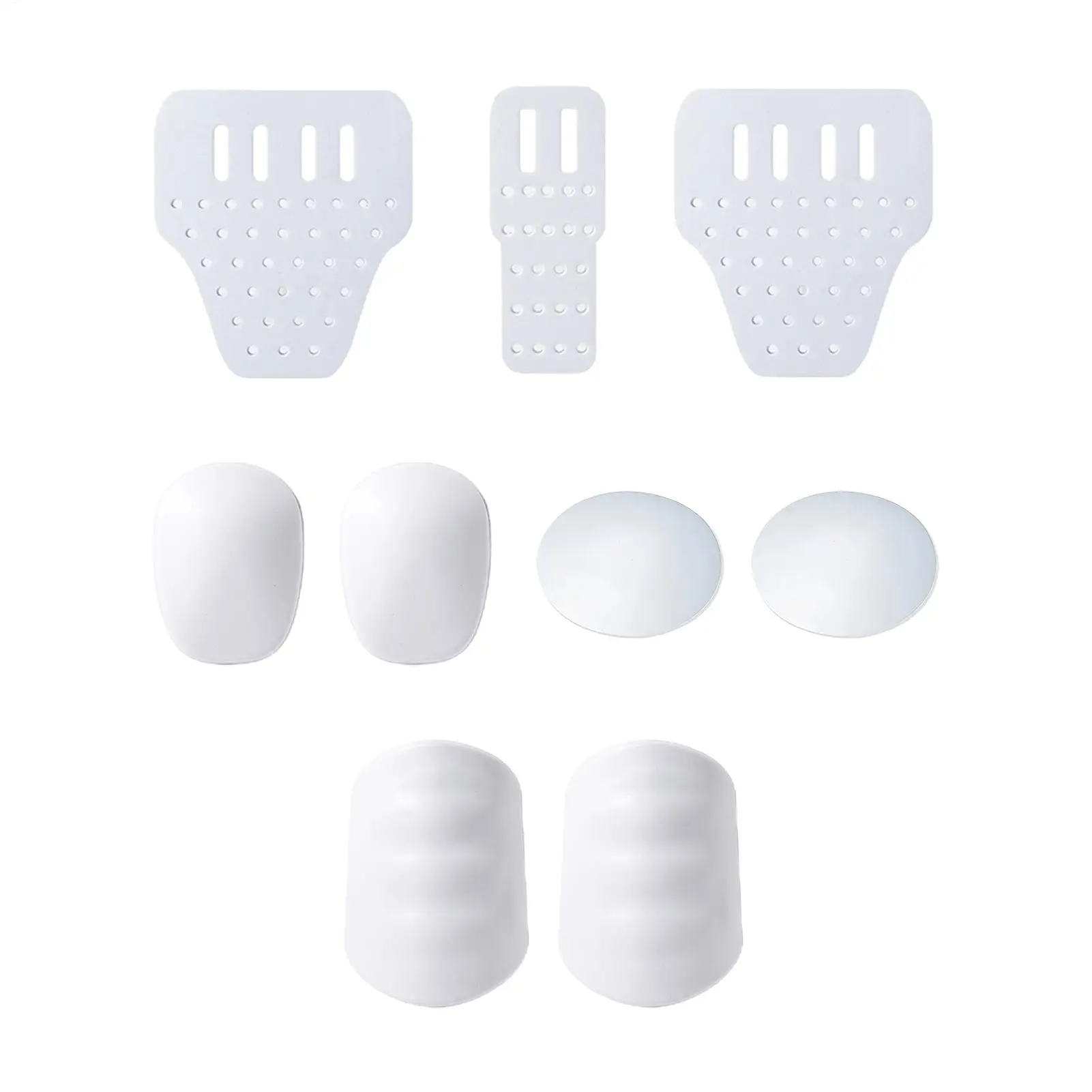 7 Pieces Youth Football Game Practice Thigh Pad Ergonomic High-Density Slot Pads for Tournament League