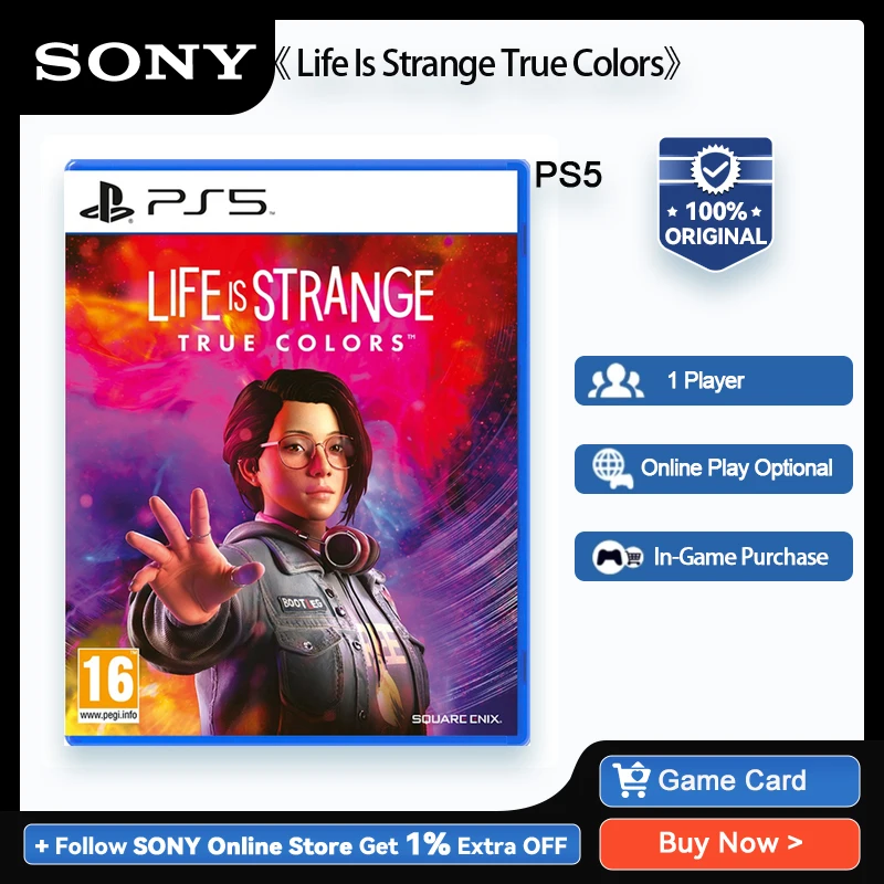 Sony PlayStation 5 Life Is Strange True Colors Standard Edition PS5 Game Deals for Platform PlayStation5 PS 5 Game Disks