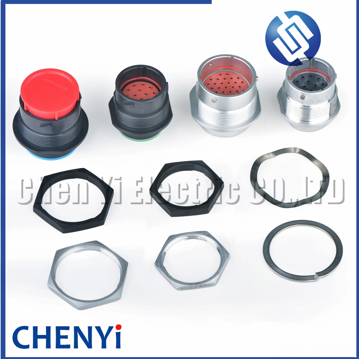 Circular connector fixed nuts grommet pad 2414-001-2486 2411-001-2405 2411-002-1805 112264-ZZ 114020-90 112263-90 For Deutsch