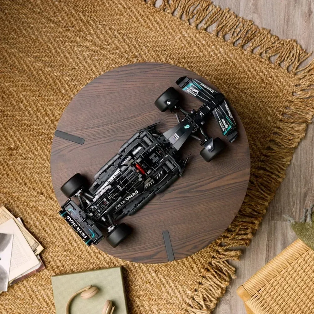 طبق الأصل 42171 مجموعة مرسيدس بنز ليغو الميكانيكية سلسلة مرسيدس بنز f1 سباق السيارات بناء لعبة المكعبات هدية عيد ميلاد #3