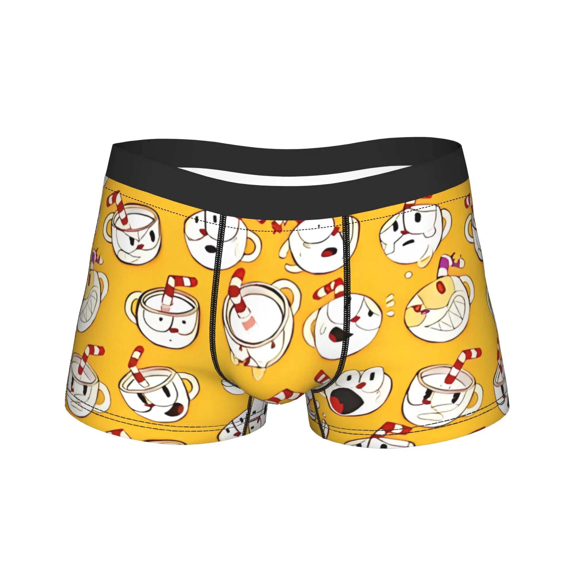 

Cuphead Pattern Graphic Man Underwear Boxer Briefs Shorts Panties Fashion Breathable Underpants for Male S-XXL
