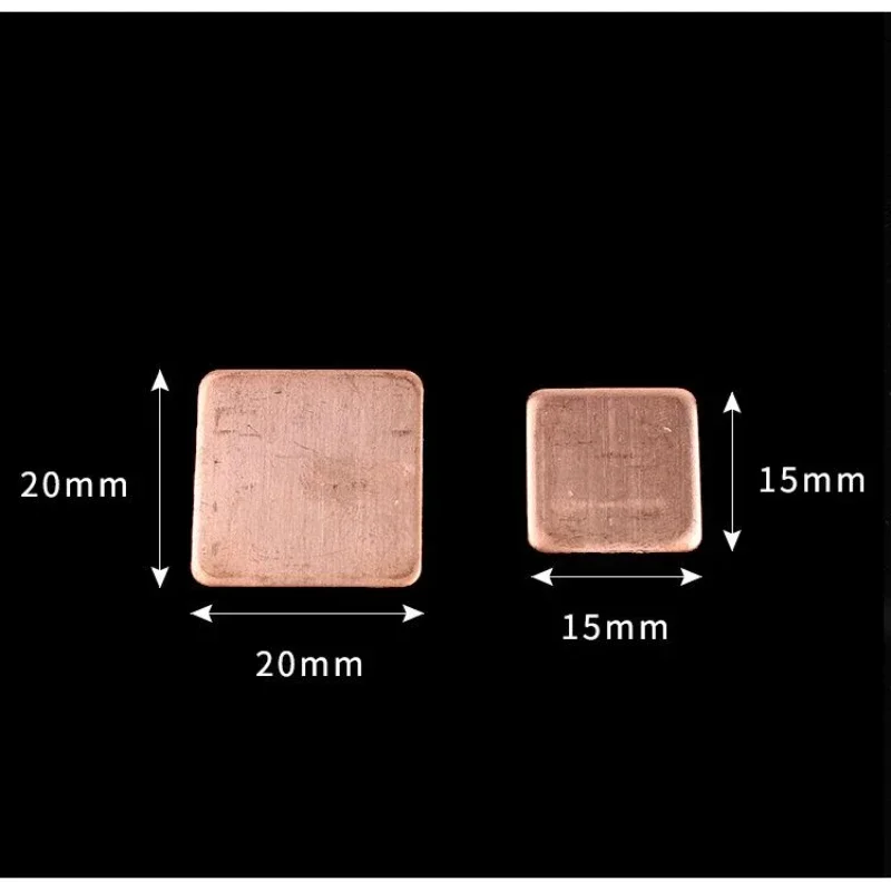 10 high-end notebook heat transfer sheet Computer graphics card CPU heat dissipation copper sheet Copper sheet thickness 0.5mm