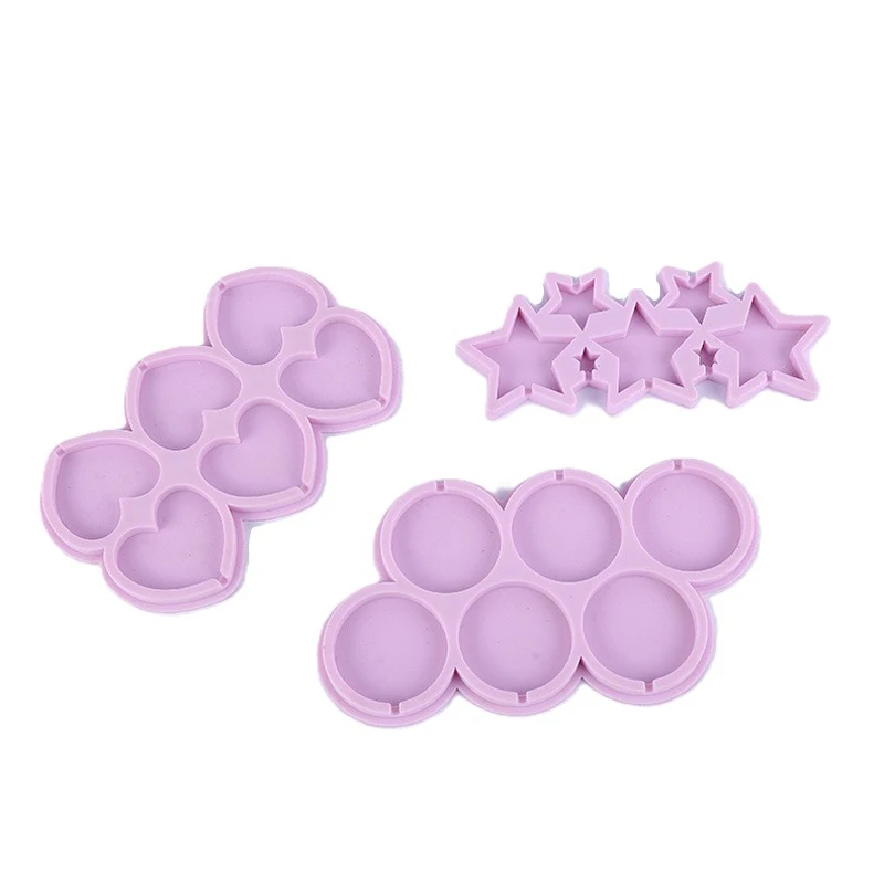 Heart Lollipop Chocolate Cooking Tools Silicone Mold For Baking Of Cake Decorating Kitchen Accessories Bakery Mug Fondant Sugar