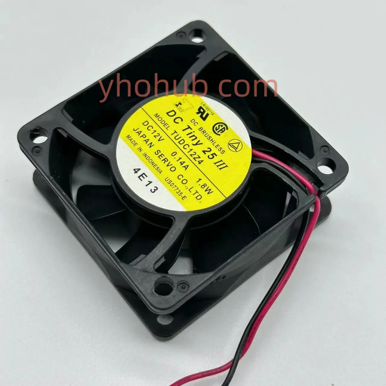 

Вентилятор охлаждения для сервера TUDC12Z4, 12В, 0.14А, 60x60x25мм, 2-проводной