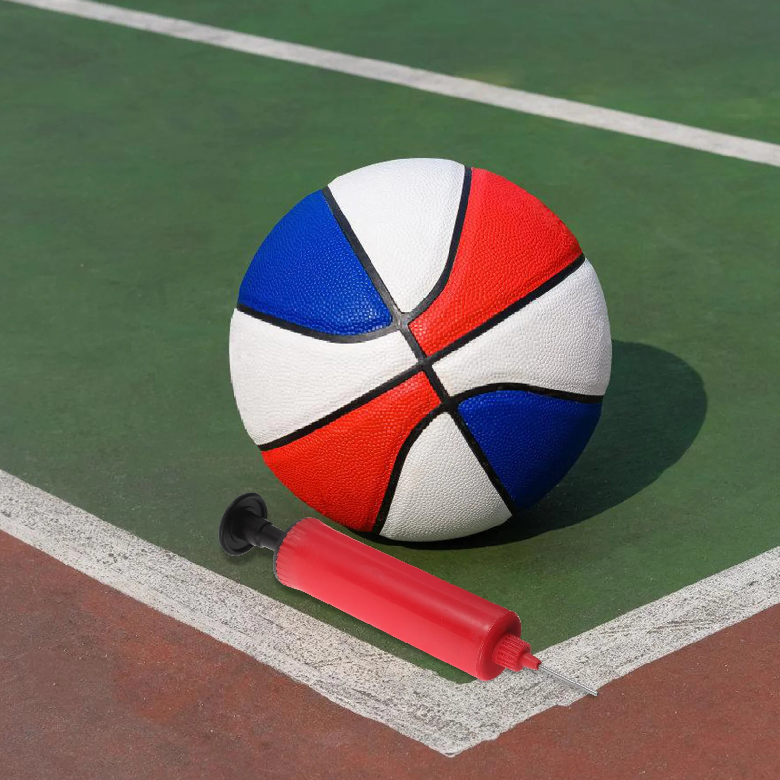 

Mini Portable Ball Pump Basketball Volleyball Football Handheld Inflator Sports Ball Pump Kit Efficient Quick Inflate Sports