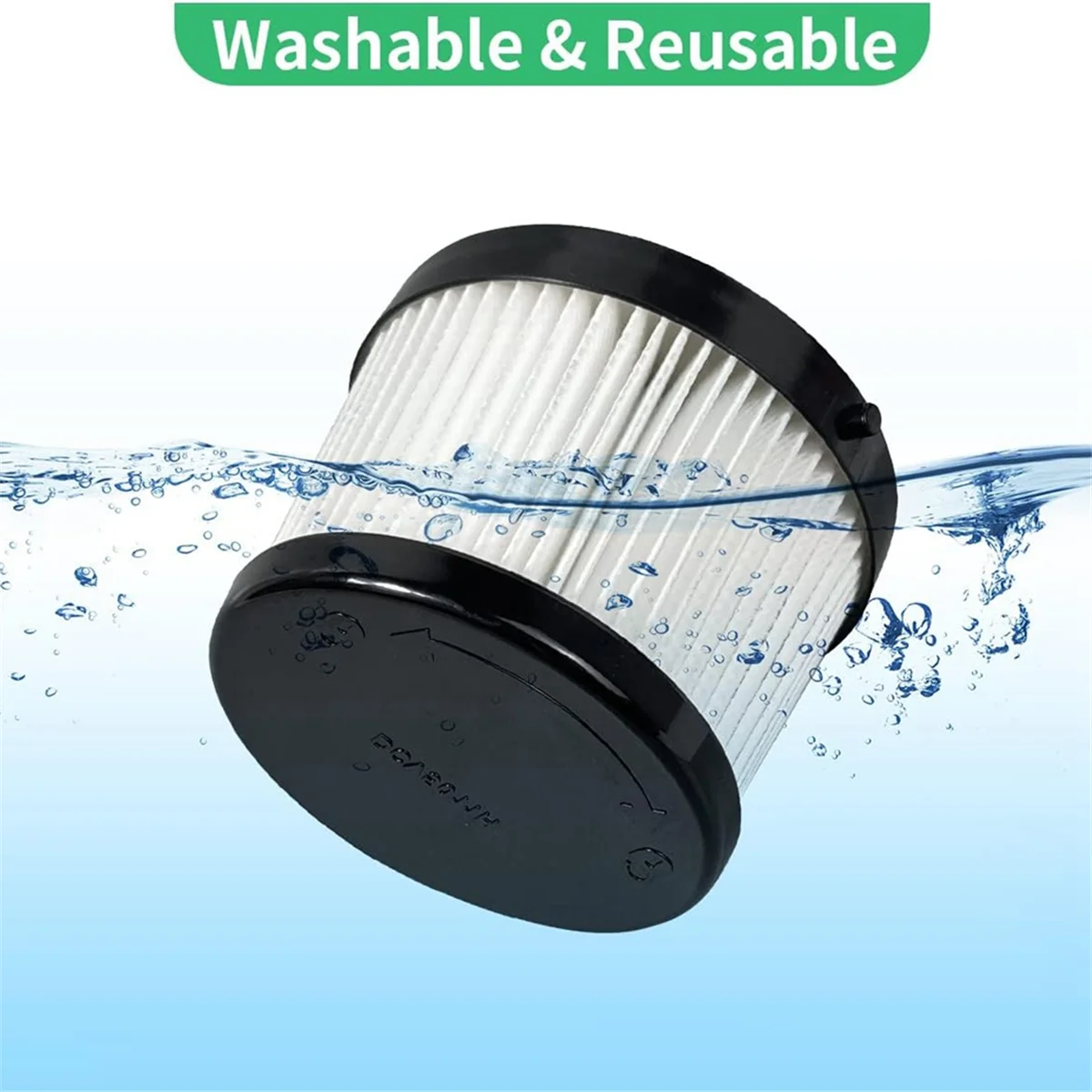 Filtre HEPA DCV5011H pour aspirateur sans fil DCV501HB, avec 4 manchons en mousse et 1 brosse, 2 pièces