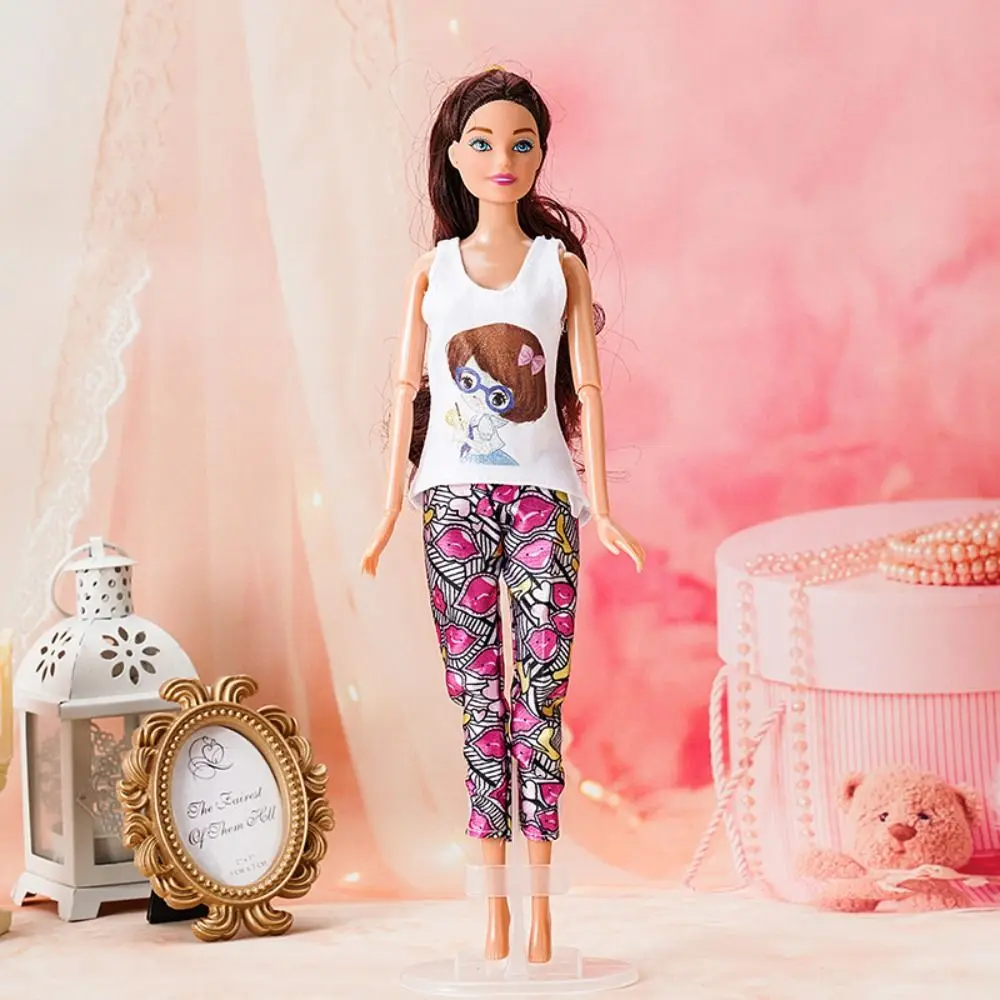 2023 Newest Doll Dress Fashion Casual Wear Jeans Pants Handmade Girl Party Clothes Doll Skirt Shirt For 30cm Doll Accessories