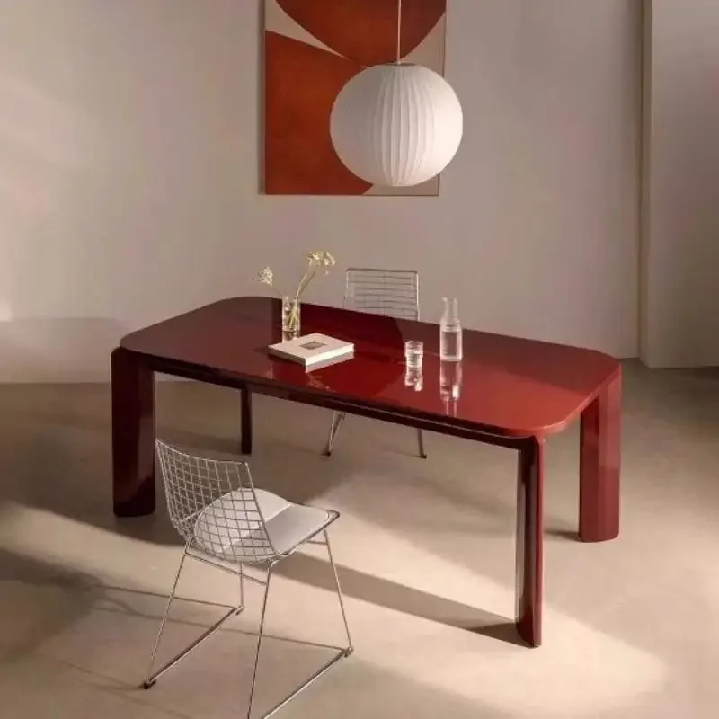 #Kitchen Decor Dining Table Wood Minimalist Restaurant Console Dining Table Desk Dinette Mobili Arredamento Casa Furniture