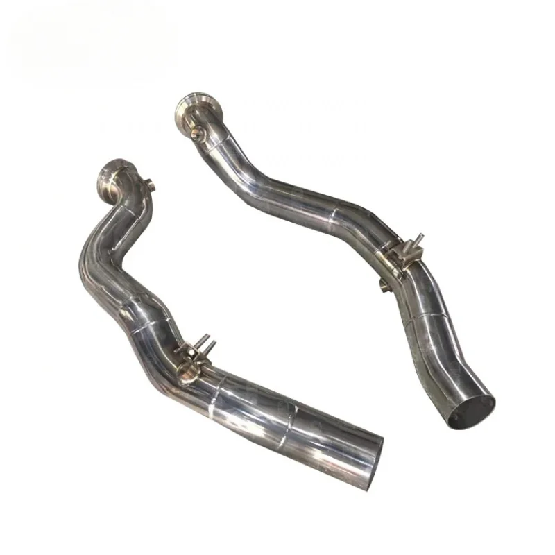 High Performance Polished Decat Downpipe for Maserati Ghibli S Q4 sq4 Stainless Steel Car Accessories exhaust system