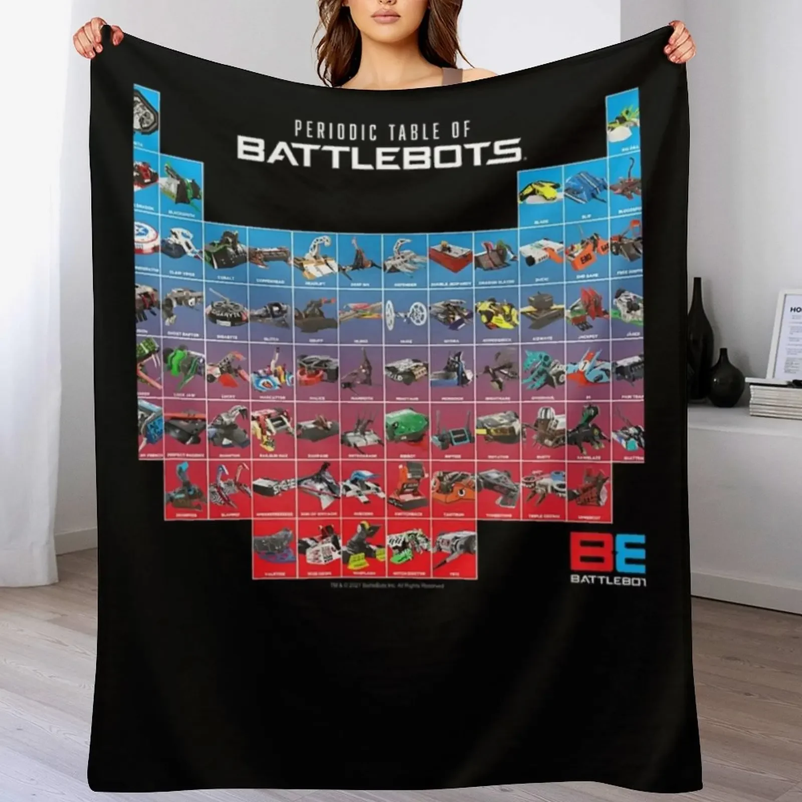 Battlebot Robots Robotics Bots Battlebots Logo Battlebots Design Battlebots Discount Dres Throw Blanket Camping Blankets